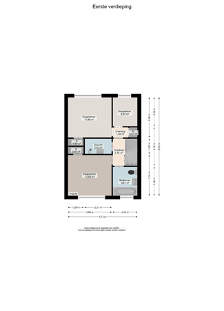 Floorplan - Maluslaan 27, 9741 LK Groningen